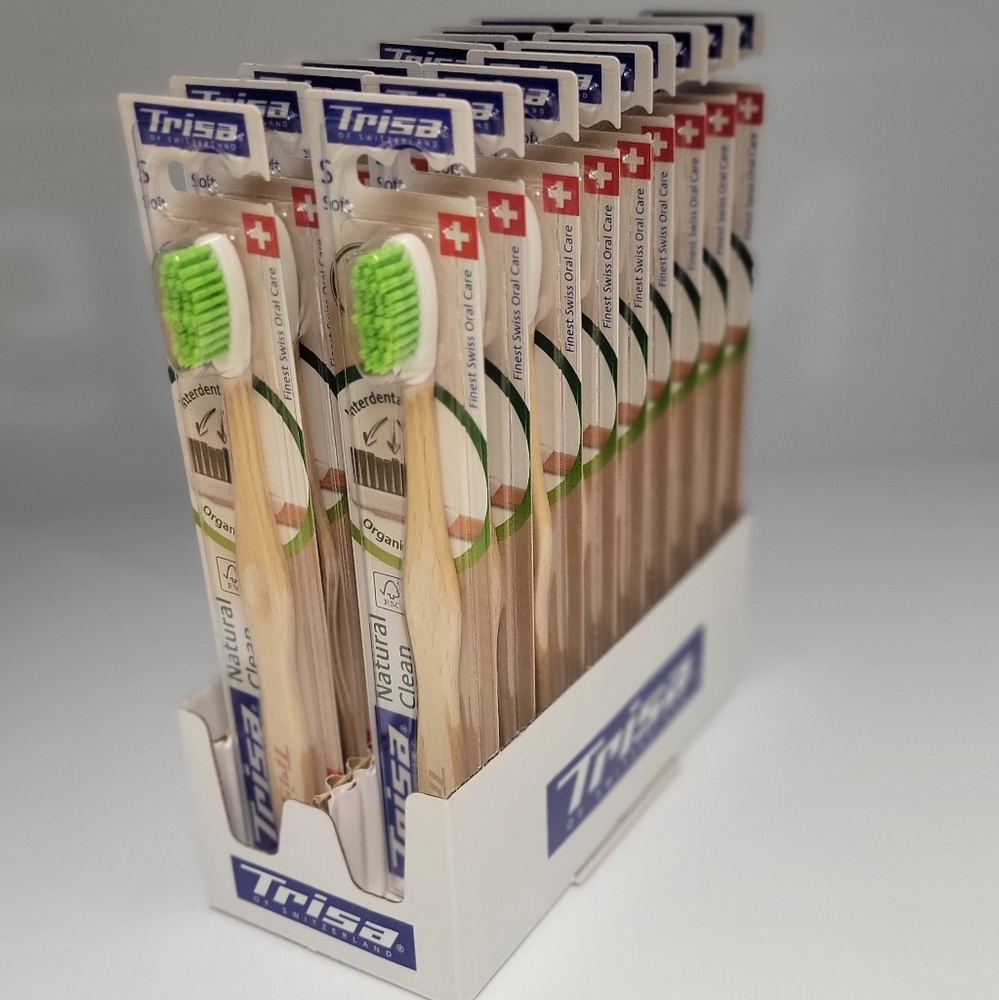 Trisa toothbrushes new imported. Lot 18 pieces Made in Switzerland